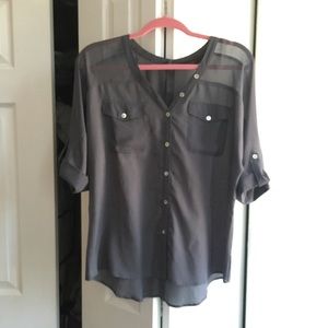 Grey Express Blouse